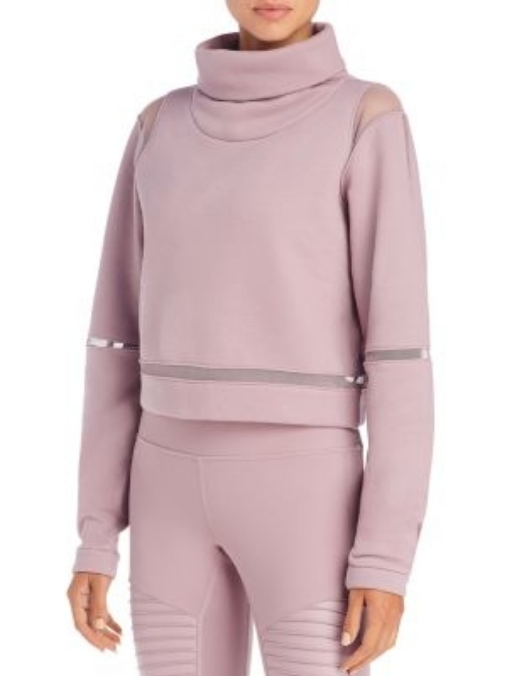 alo mesh inset fleece